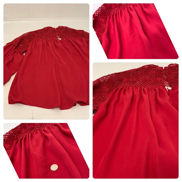 BOSTON PROPER Flowy Long Sleeve, Embroidered Blouse/Preowned - Picture 17 of 17